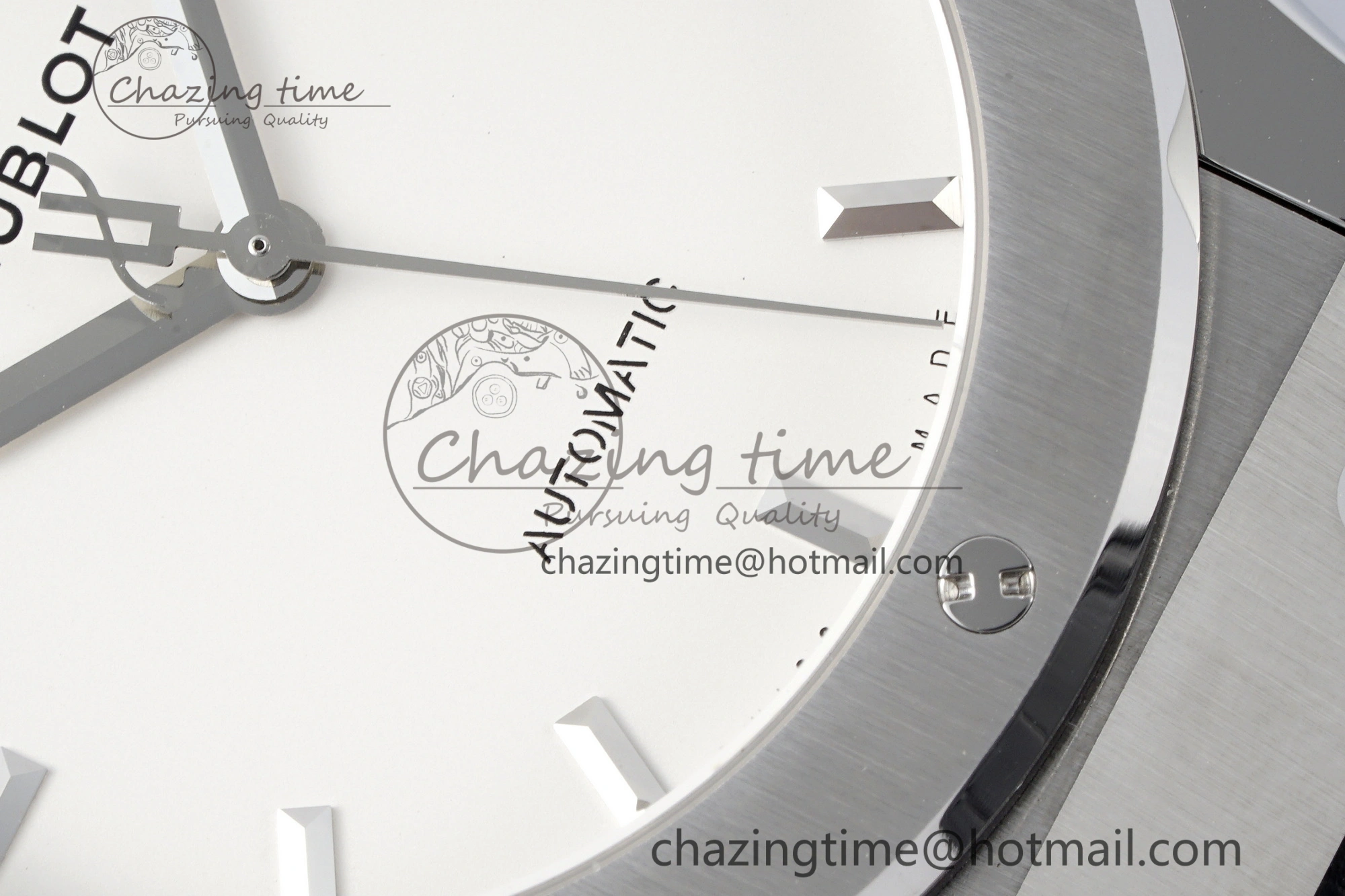 Classic Fusion 42mm APSF 1:1 Best Edition White Dial on Black Gummy Strap A1110