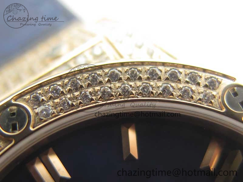 Classic Fusion 42mm Crystal RG Case F16 Factory 1:1 Best Edition Blue Dial On Gummy Strap A2892