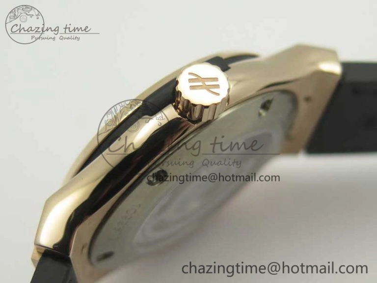 Classic Fusion 42mm Crystal RG Case F16 Factory 1:1 Best Edition Gray Dial On Gummy Strap A2892