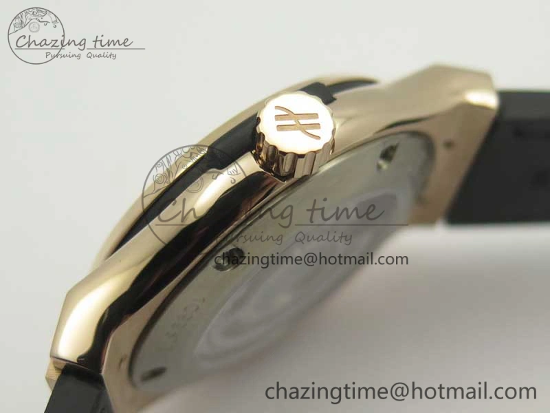 Classic Fusion 42mm Crystal RG Case F16 Factory 1:1 Best Edition Gray Dial On Gummy Strap A2892