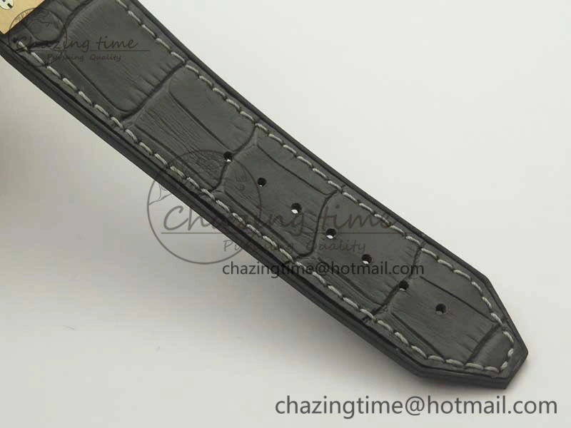 Classic Fusion 42mm Crystal RG Case F16 Factory 1:1 Best Edition Gray Dial On Gummy Strap A2892