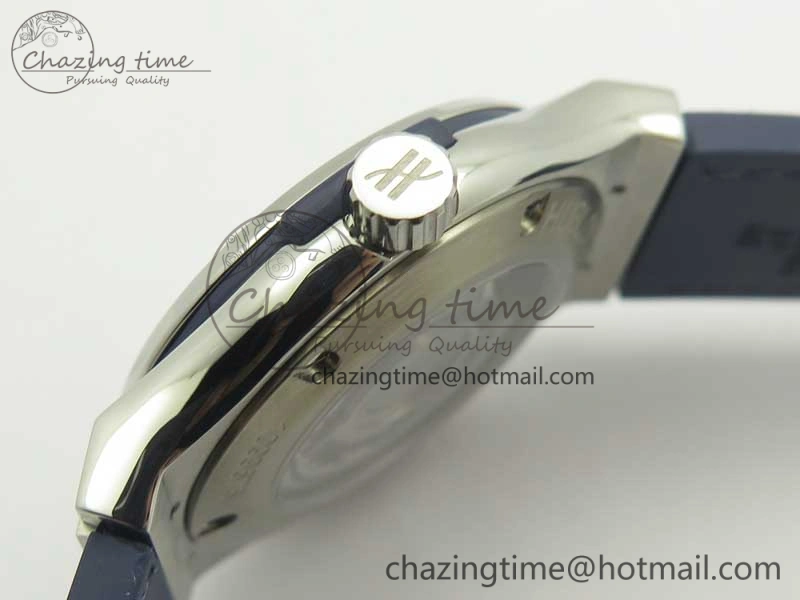Classic Fusion 42mm Crystal TI Case F16 Factory 1:1 Best Edition Blue Dial On Gummy Strap A2892