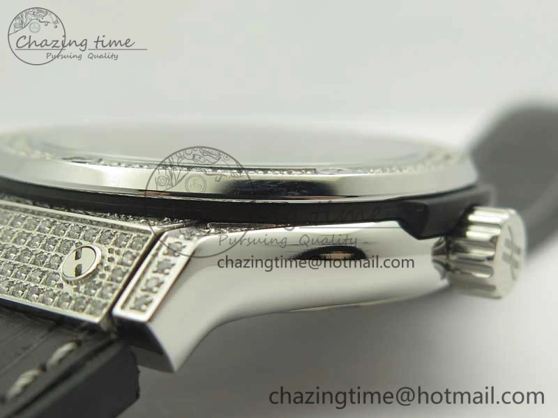 Classic Fusion 42mm Crystal TI Case F16 Factory 1:1 Best Edition Gray Dial On Gummy Strap A2892