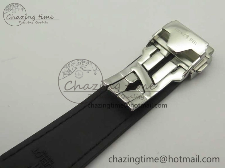 Classic Fusion 42mm Crystal TI Case F16 Factory 1:1 Best Edition Gray Dial On Gummy Strap A2892