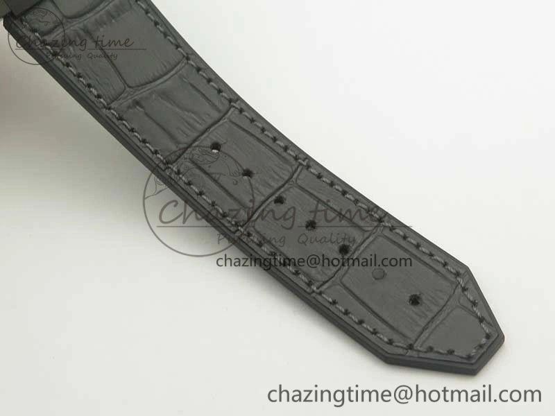 Classic Fusion 42mm PVD JJF 1:1 Best Edition Gray Dial on Black Gummy Strap A2892