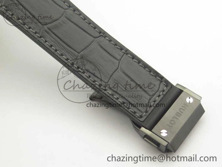 Classic Fusion 42mm PVD JJF 1:1 Best Edition Gray Dial on Black Gummy Strap A2892