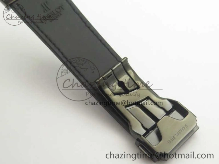Classic Fusion 42mm PVD JJF 1:1 Best Edition Gray Dial on Black Gummy Strap A2892