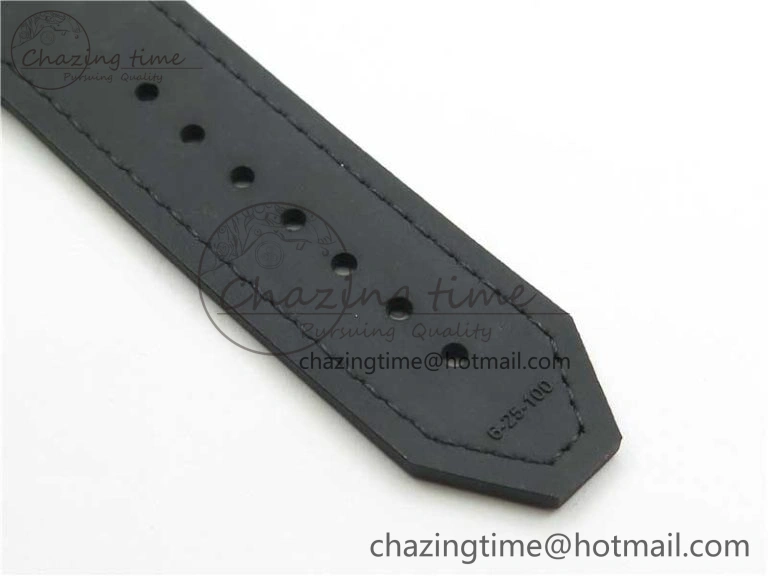 Classic Fusion 42mm RG B50 Black Dial On Black Gummy Strap A2892