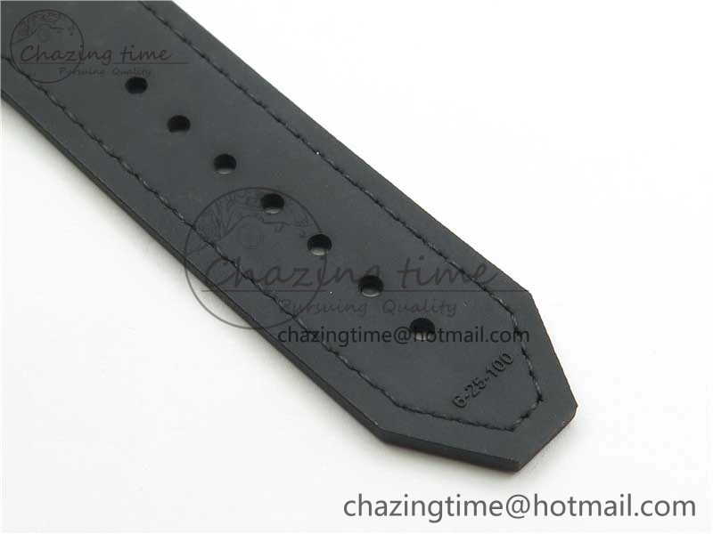 Classic Fusion 42mm RG B50 Black Dial On Black Gummy Strap A2892