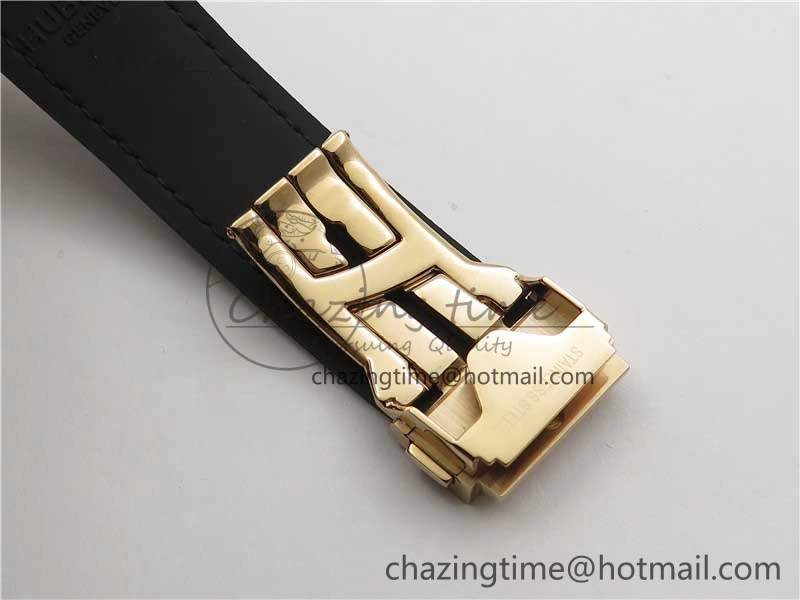 Classic Fusion 42mm RG B50 Black Dial On Black Gummy Strap A2892