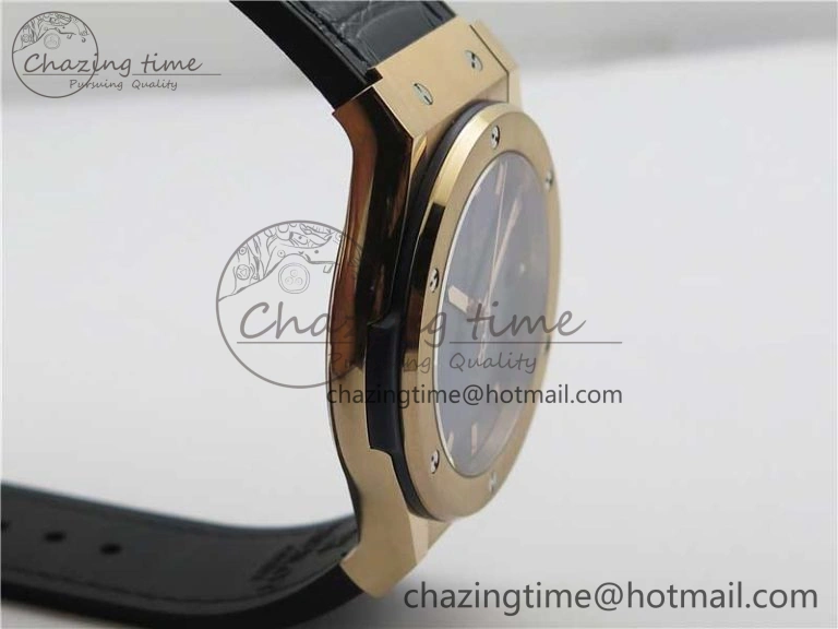 Classic Fusion 42mm RG B50 Blue Dial On Blue Gummy Strap A2892