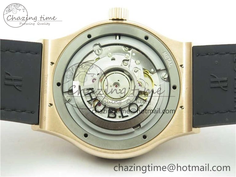 Classic Fusion 42mm RG B50 Gray Dial On Gray Gummy Strap A2892