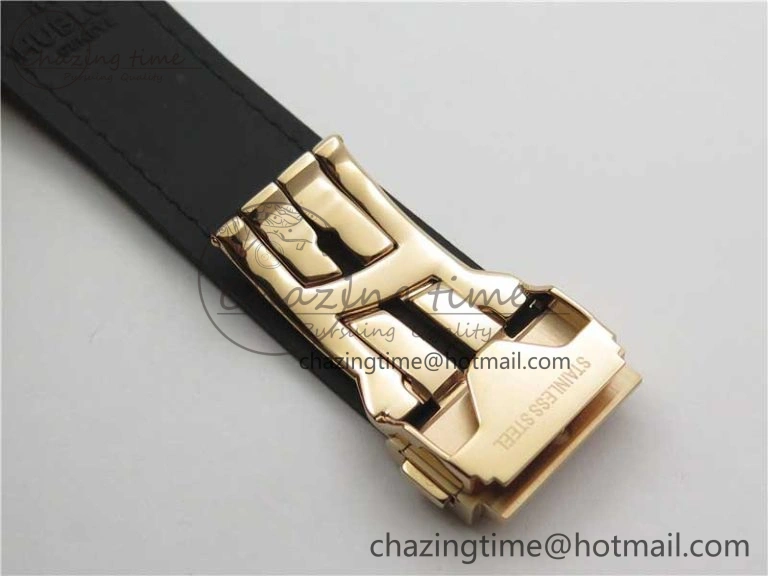 Classic Fusion 42mm RG B50 White Dial On Brown Gummy Strap A2892