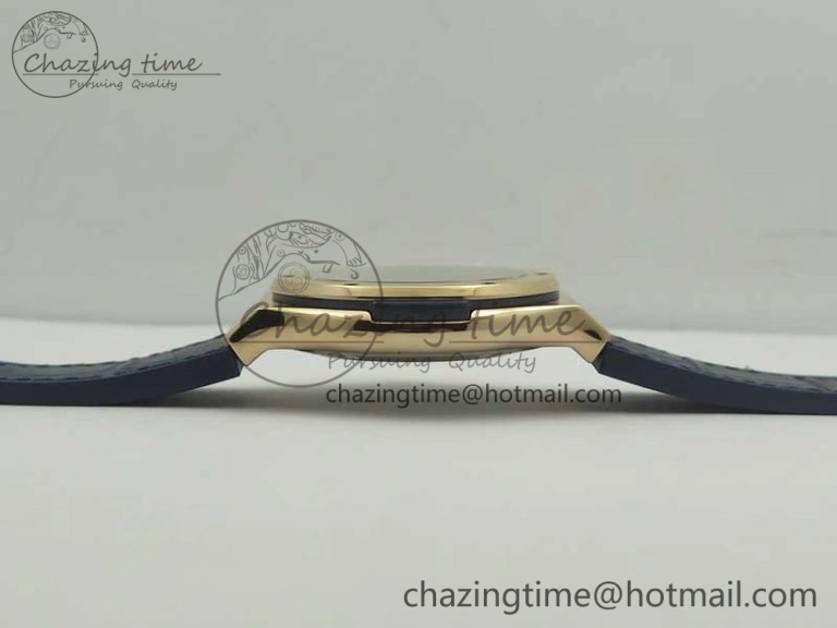 Classic Fusion 42mm RG F16 Factory 1:1 Best Edition Blue Dial On Gummy Strap A2892