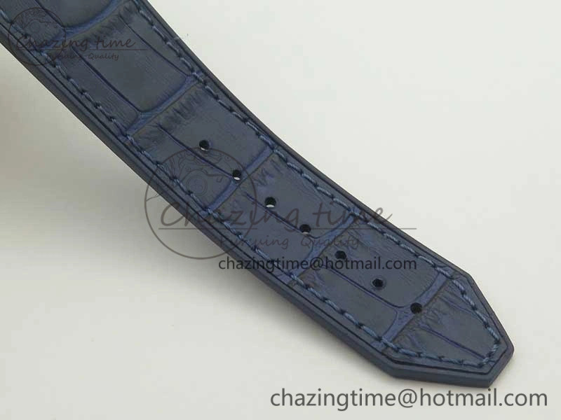 Classic Fusion 42mm RG F16 Factory 1:1 Best Edition Blue Dial On Gummy Strap A2892