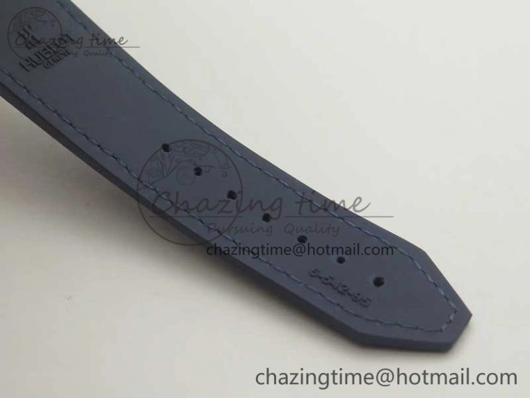 Classic Fusion 42mm RG F16 Factory 1:1 Best Edition Blue Dial On Gummy Strap A2892