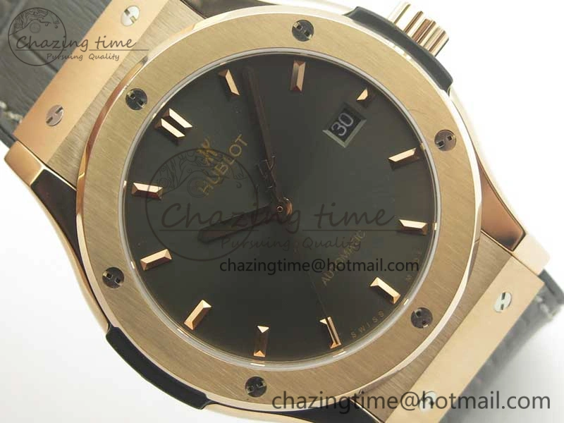 Classic Fusion 42mm RG F16 Factory 1:1 Best Edition Gray Dial On Gummy Strap A2892