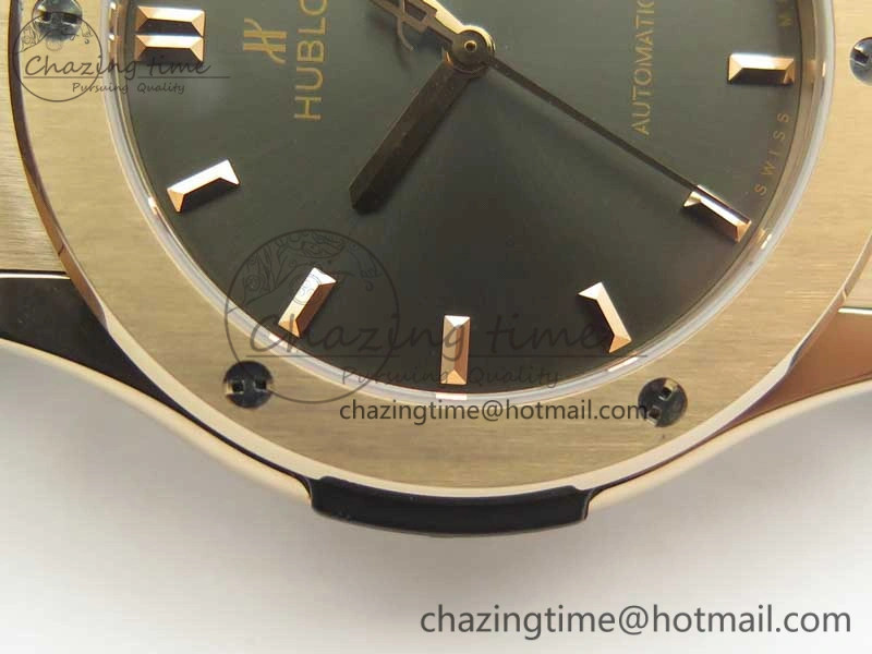 Classic Fusion 42mm RG F16 Factory 1:1 Best Edition Gray Dial On Gummy Strap A2892