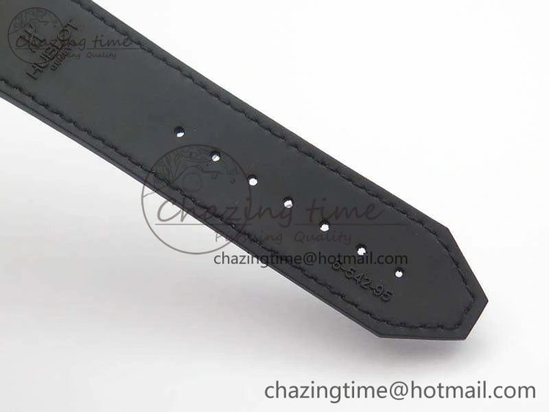 Classic Fusion 42mm RG JJF 1:1 Best Edition Black Dial On Gummy Strap A2892