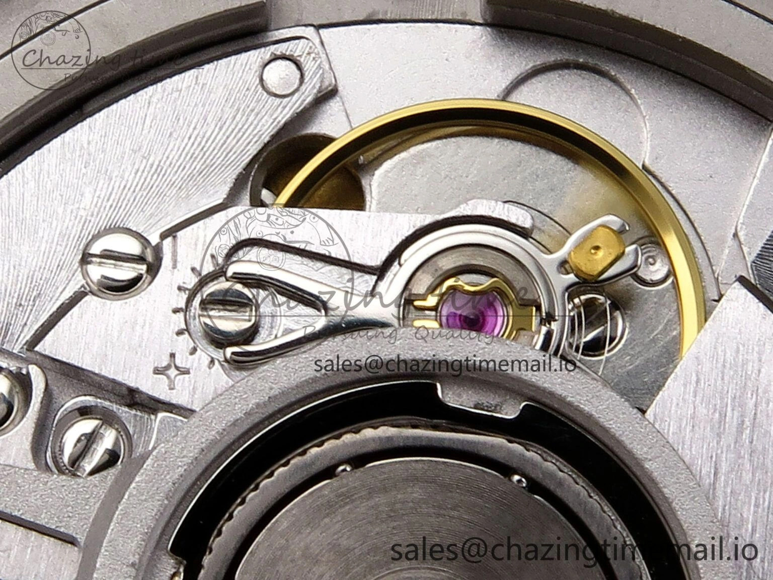 Classic Fusion 42mm RG JJF 1:1 Best Edition Gray Dial on Black Gummy Leather Strap