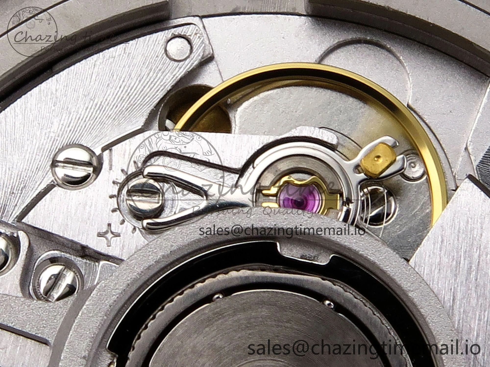 Classic Fusion 42mm RG JJF 1:1 Best Edition Gray Dial on Black Gummy Leather Strap