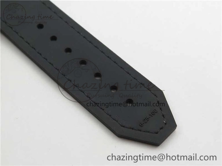 Classic Fusion 42mm SS B50 Black Dial On Black Gummy Strap A2892