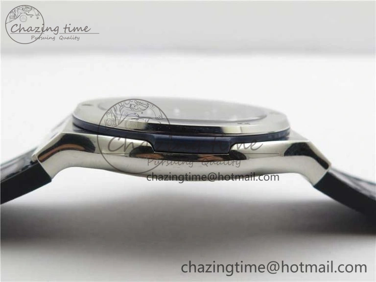 Classic Fusion 42mm SS B50 Blue Dial On Blue Gummy Strap A2892
