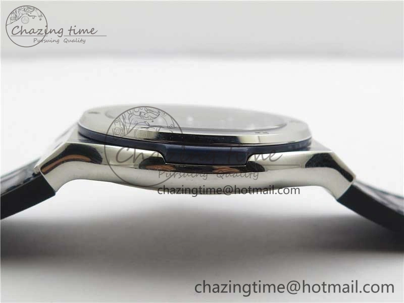 Classic Fusion 42mm SS B50 Blue Dial On Blue Gummy Strap A2892