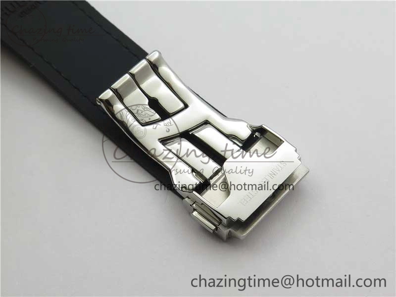 Classic Fusion 42mm SS B50 Green Dial On Green Gummy Strap A2892