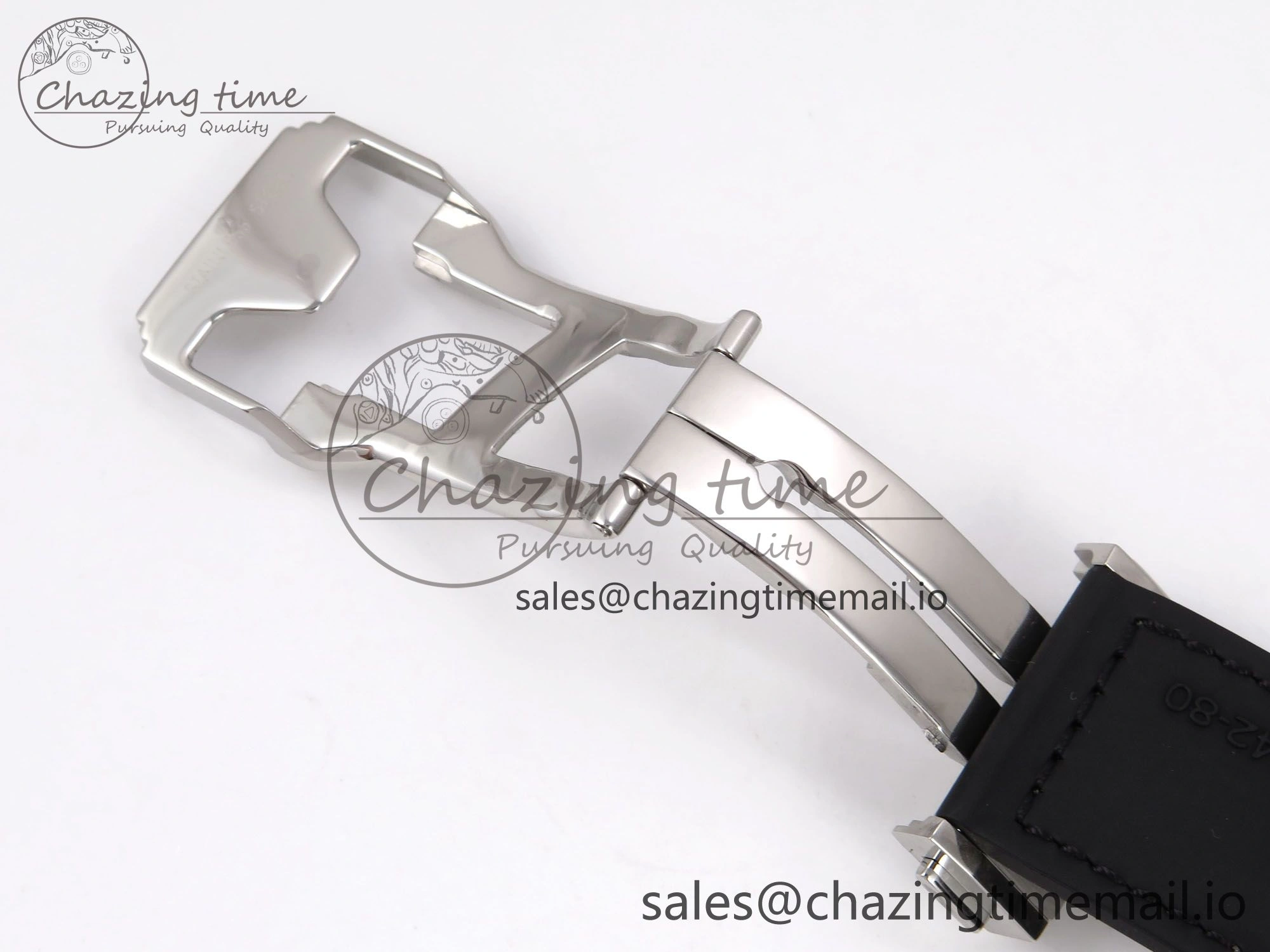 Classic Fusion 42mm SS JJF 1:1 Best Edition Green Dial on Green Gummy Leather Strap