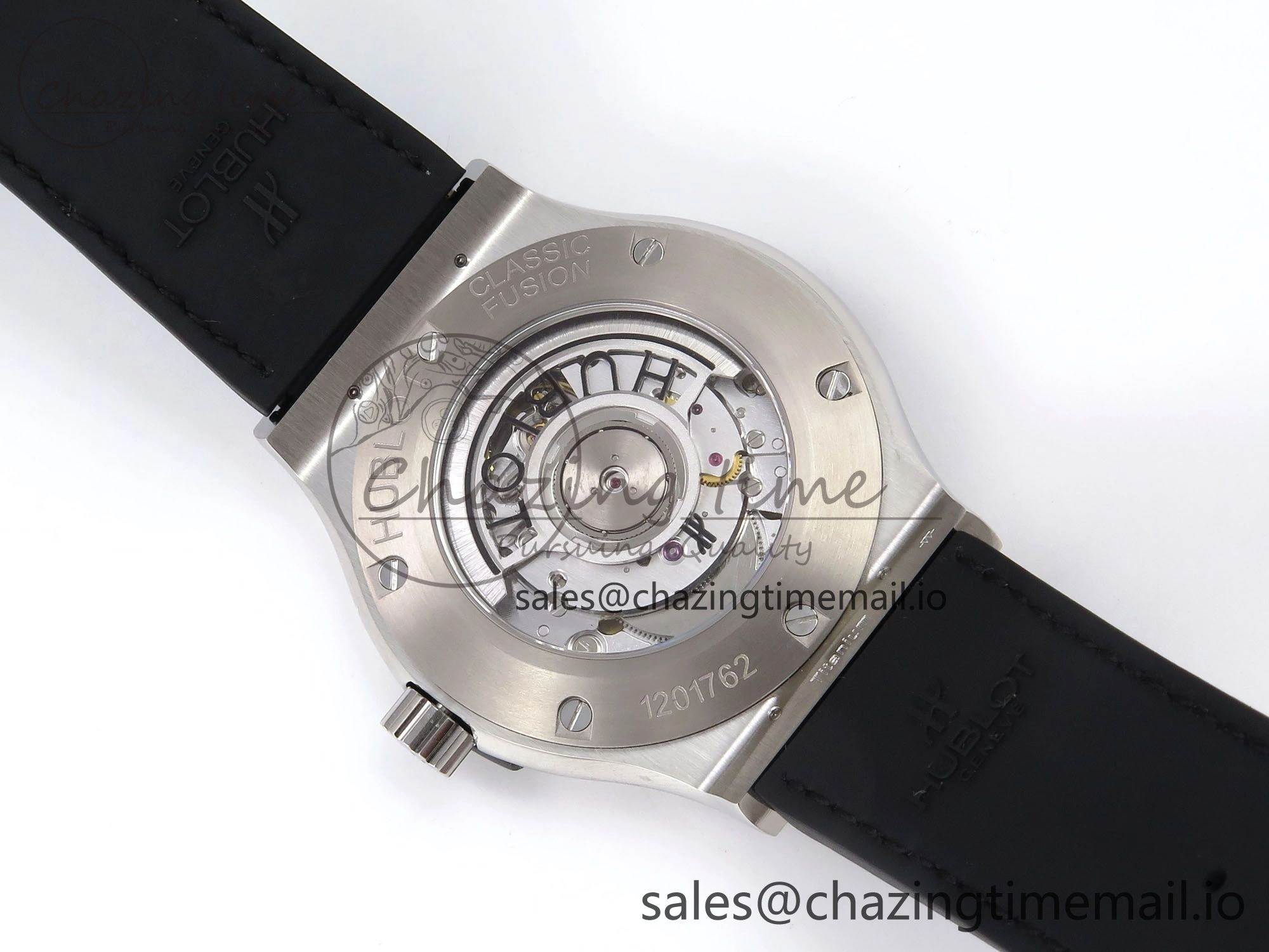 Classic Fusion 42mm SS JJF 1:1 Best Edition Green Dial on Green Gummy Leather Strap