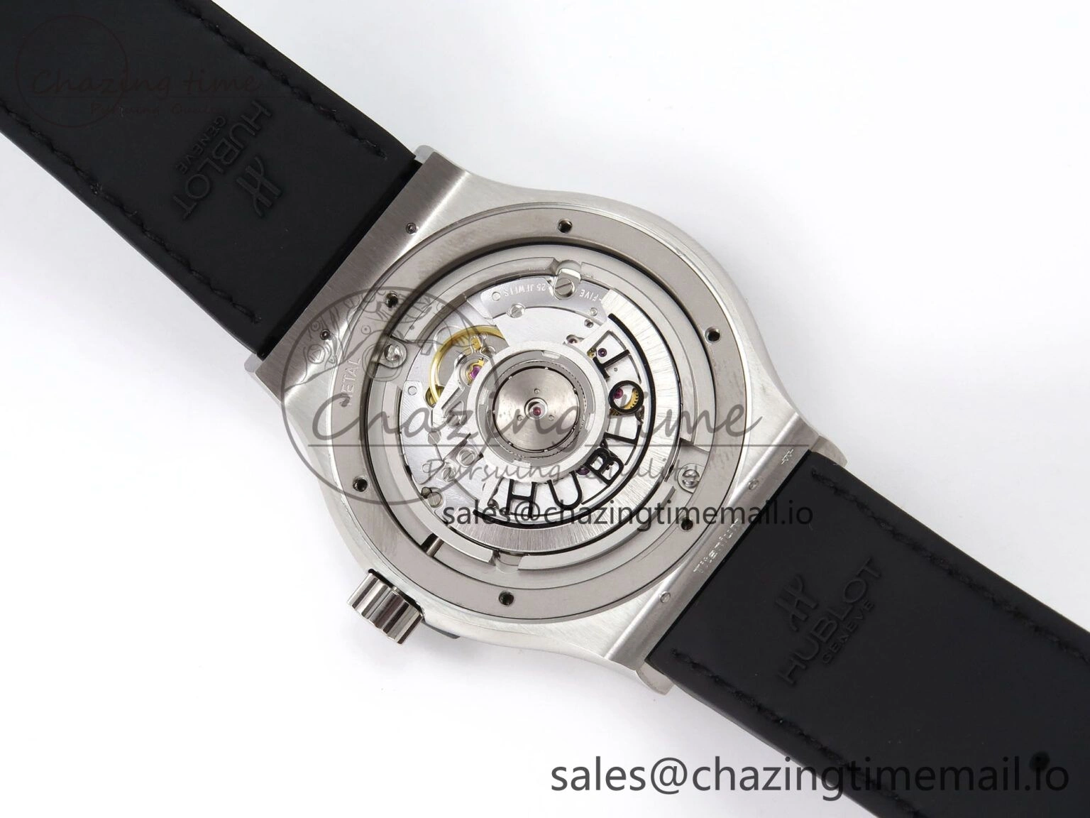 Classic Fusion 42mm SS JJF 1:1 Best Edition Green Dial on Green Gummy Leather Strap