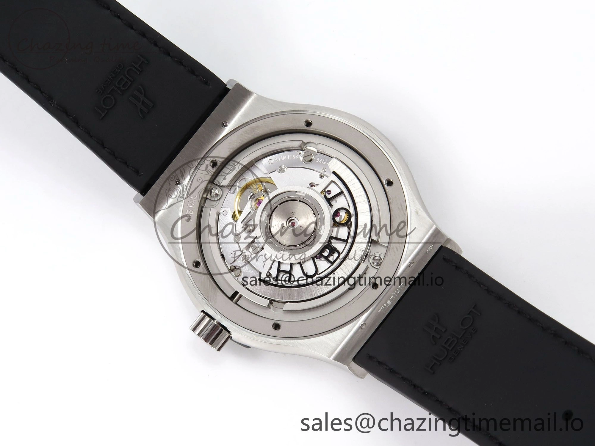 Classic Fusion 42mm SS JJF 1:1 Best Edition Green Dial on Green Gummy Leather Strap