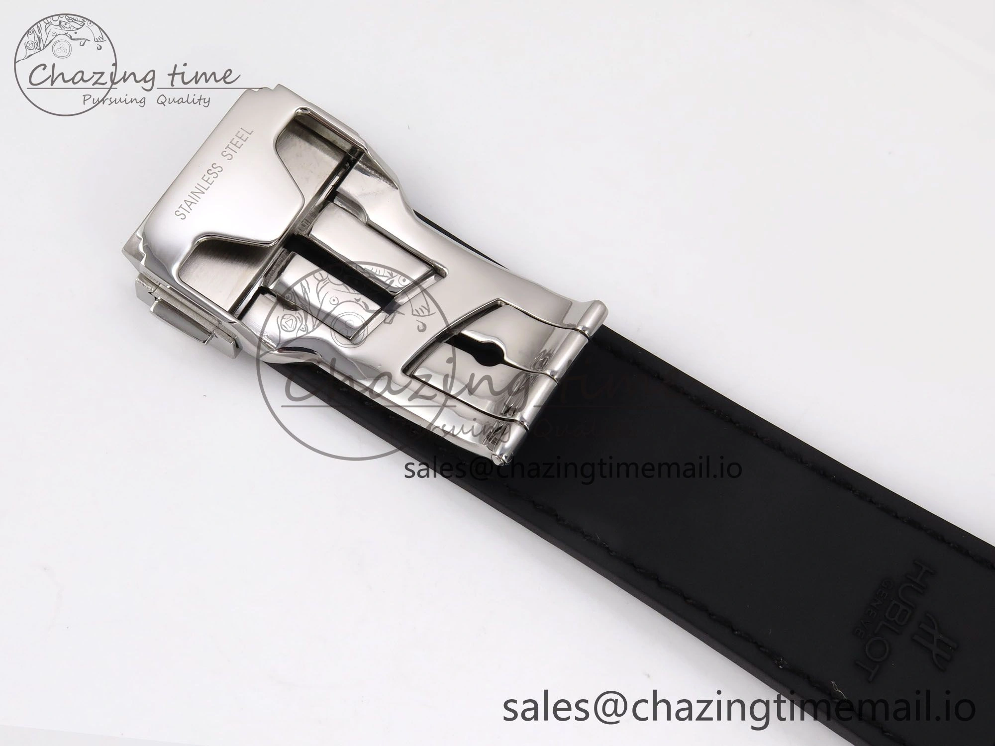 Classic Fusion 42mm SS JJF 1:1 Best Edition Green Dial on Green Gummy Leather Strap