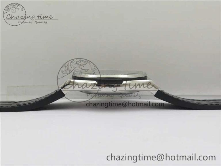 Classic Fusion 42mm SS Paved Diamonds Bezel B50F Black Dial On Gummy Strap A2892