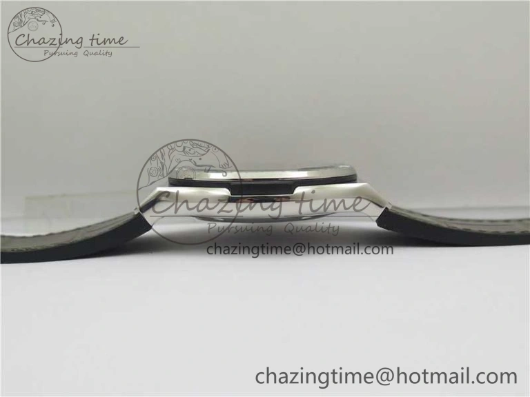Classic Fusion 42mm SS Paved Diamonds Bezel B50F Gray Dial On Gummy Strap A2892