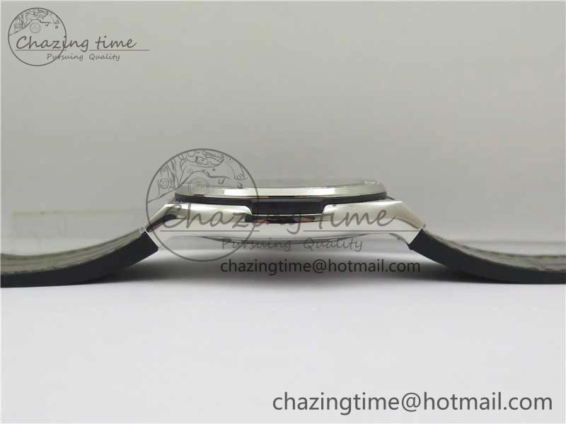Classic Fusion 42mm SS Paved Diamonds Case Bezel B50F Gray Dial On Gummy Strap A2892