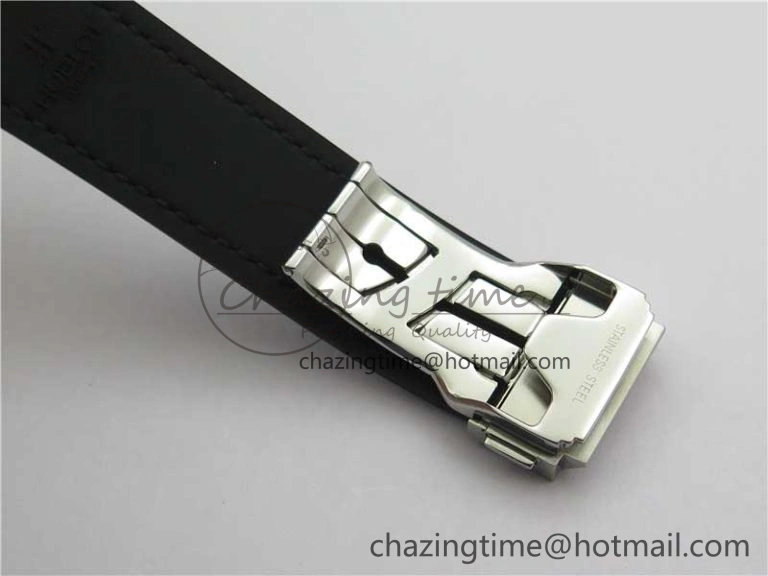 Classic Fusion 42mm SS WWF 1:1 Best Edition Blue Dial On Gummy Strap Asian HB1112