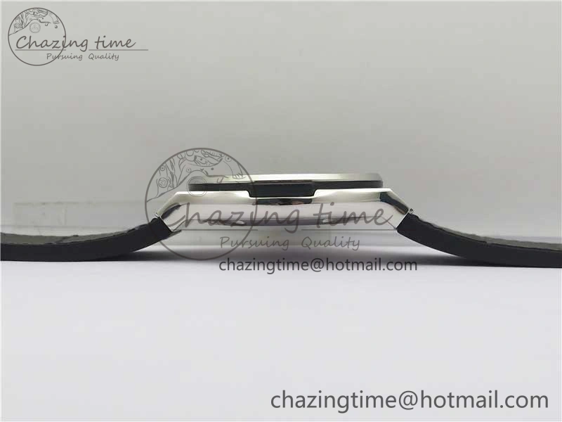 Classic Fusion 42mm SS WWF 1:1 Best Edition Gray Dial On Gummy Strap Asian HB1112
