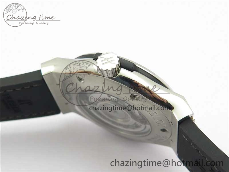 Classic Fusion 42mm SS WWF 1:1 Best Edition Gray Dial On Gummy Strap Asian HB1112