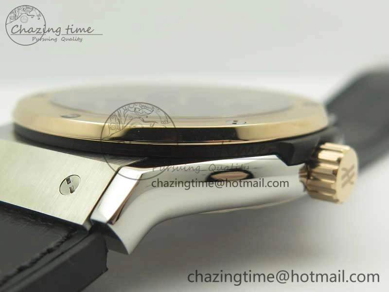 Classic Fusion 42mm Ti RG F16 Factory 1:1 Best Edition Black Dial On Gummy Strap A2892