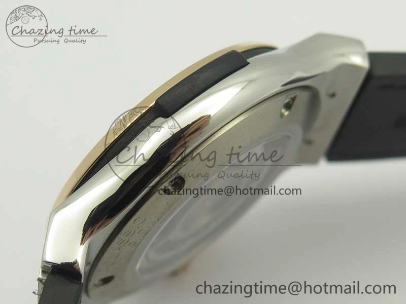 Classic Fusion 42mm Ti RG F16 Factory 1:1 Best Edition Black Dial On Gummy Strap A2892