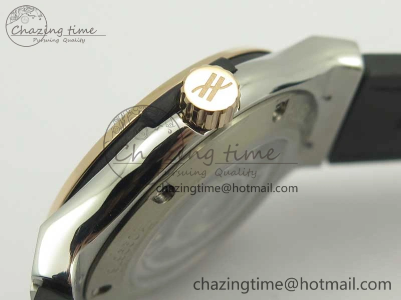 Classic Fusion 42mm Ti RG F16 Factory 1:1 Best Edition Black Dial On Gummy Strap A2892