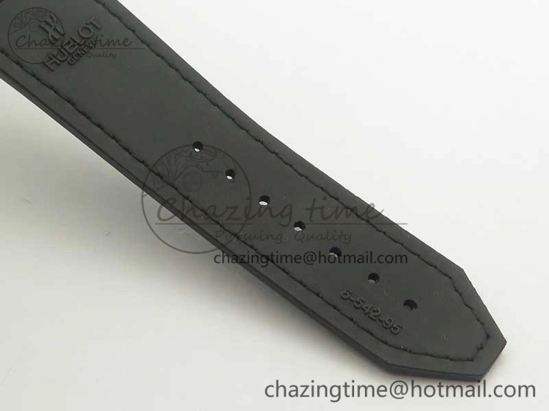 Classic Fusion 42mm Ti RG F16 Factory 1:1 Best Edition Black Dial On Gummy Strap A2892