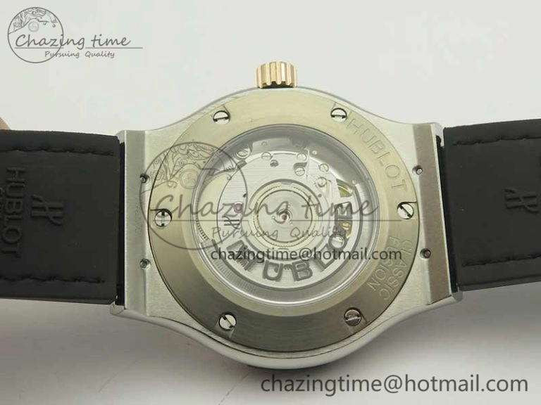 Classic Fusion 42mm Ti RG F16 Factory 1:1 Best Edition Black Dial On Gummy Strap A2892
