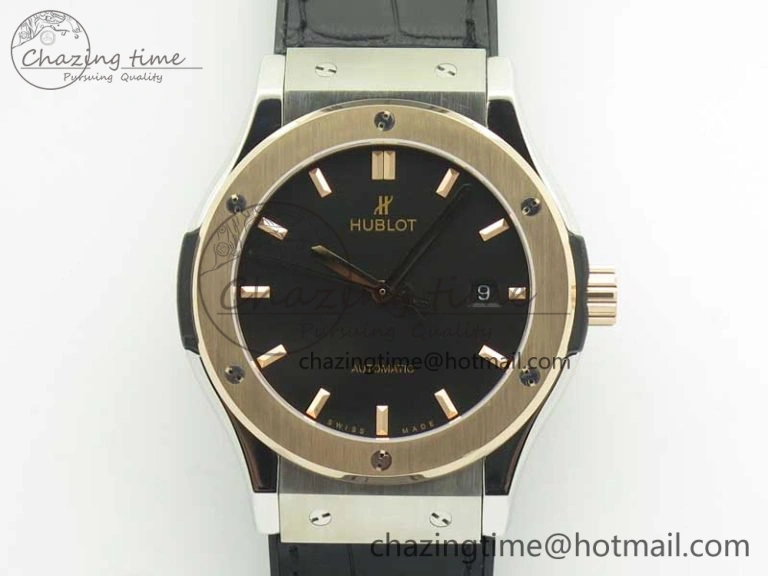 Classic Fusion 42mm Ti RG F16 Factory 1:1 Best Edition Black Dial On Gummy Strap A2892