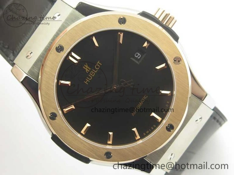 Classic Fusion 42mm Ti RG F16 Factory 1:1 Best Edition Black Dial On Gummy Strap A2892
