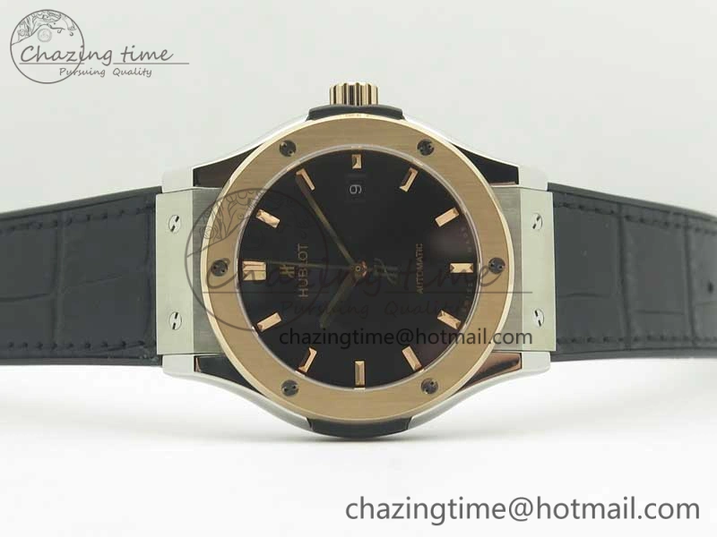 Classic Fusion 42mm Ti RG F16 Factory 1:1 Best Edition Black Dial On Gummy Strap A2892