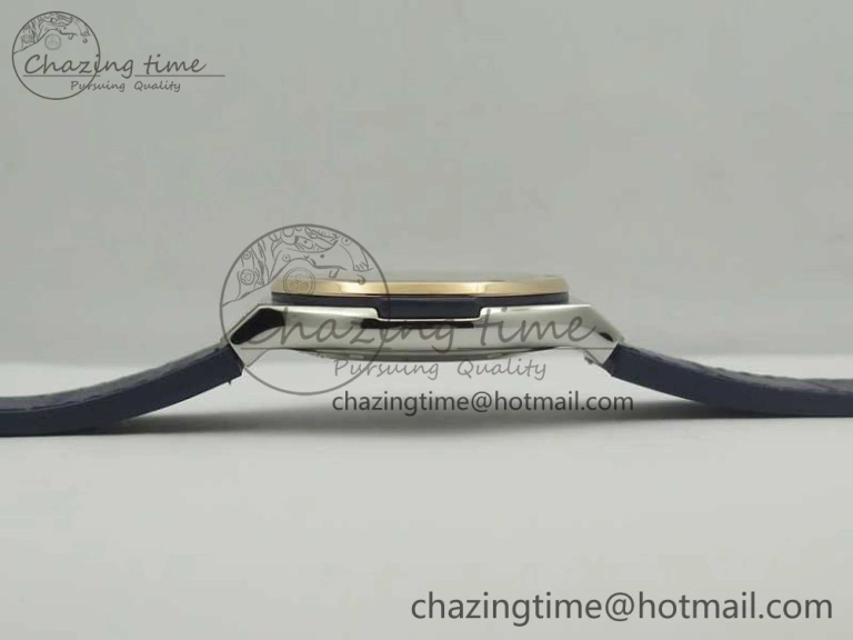 Classic Fusion 42mm Ti RG F16 Factory 1:1 Best Edition Blue Dial On Gummy Strap A2892