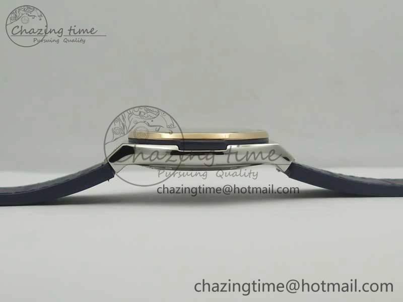 Classic Fusion 42mm Ti RG F16 Factory 1:1 Best Edition Blue Dial On Gummy Strap A2892